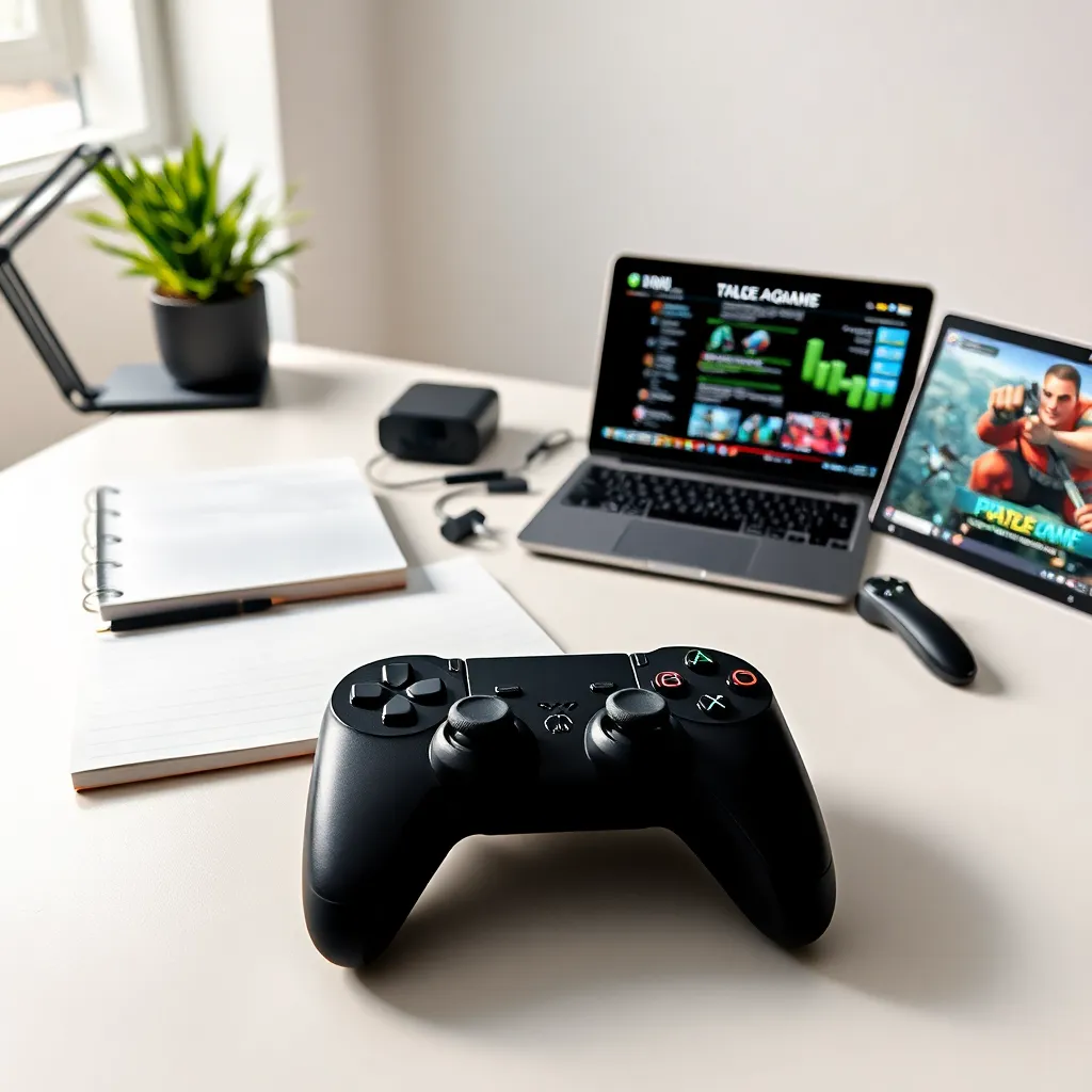 Componentes de análisis de videojuegos representados visualmente