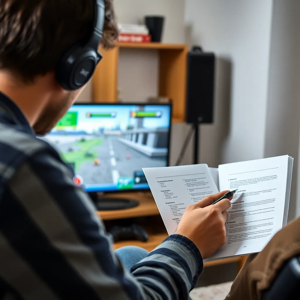 Clase de análisis de videojuegos en universidad española